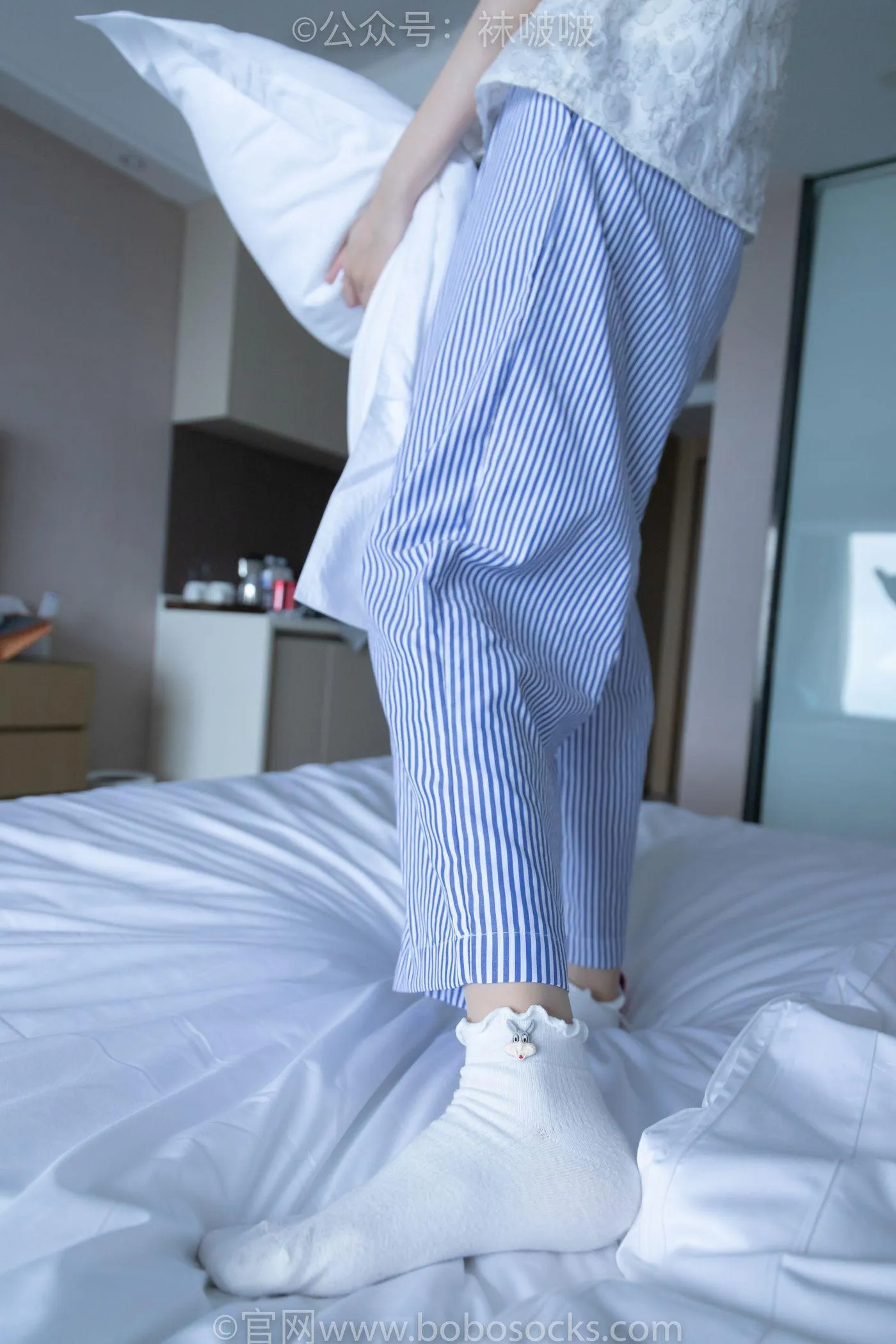 [BoBoSocks袜啵啵]NO.027 稚予- vans、白色棉袜、肉丝 [136P]插图6